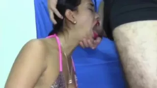 Boquete amador depois dela fumar baseado