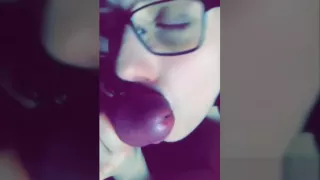 Worshiping His Cock ;) Sexy Snapchat Saturday - February 20th 2016