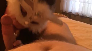 MILF step mom deep throats