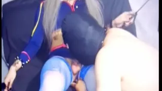 Amateur asiatisches Cosplay fickt maskierten Jungen