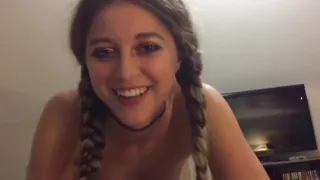 Close Up Creampie from Behind with Wet Blowjob