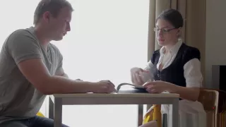 Innocent spex teen gives an amazing blowjob