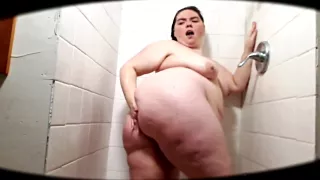 Big butt bbw shower 99