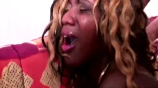 Black pussy stretched with long dick