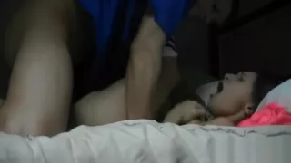 Teen with tanlines rides on cock