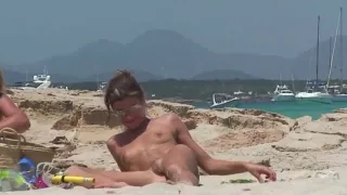 Two girls on the beach