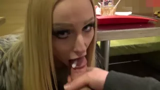 mcdonalds public blowjob  and cum