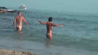 Nude beach voyeur