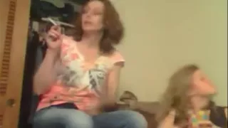 Sexy busty slut shows off their tits on cam