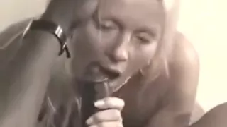 Big cuckold MILF enjoying black and white pricks