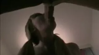 Bitch in pigtails rough mouth fuck