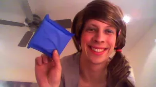 Sweet Shemale Pantieska shows her clit