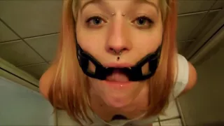 PervyPixie gagged while drinking Piss!