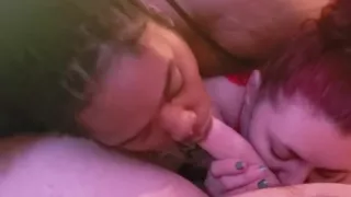 3 sum EBONY BBW pounds SLUTWIFE with STRAP ON