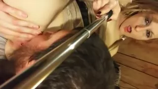 Selfie sex horny blonde lady