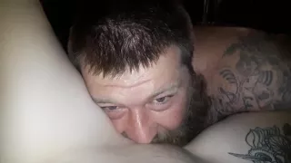 Pussy ate #beardedman #tongue #fire