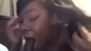 Mz Sucktion gets nasty and sloppy on some dick