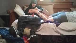 Fucking him with my feet