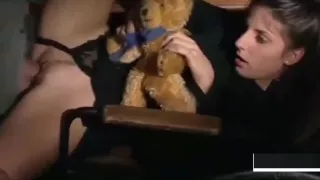 Disabled daughter in wheelchair