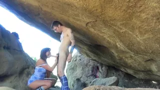 Fuck her like a caveman while she bounces on this dick