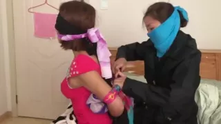 Asian Scarf Bondage Home Invasion