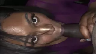 Pretty black girl suck n fuck BBC