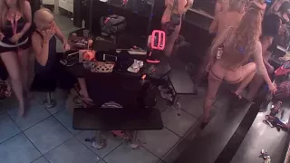 Strip club dressing room camera