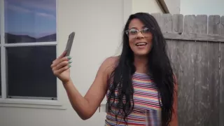 Husband surprises IG Influencer while she's live. Cums on her face.