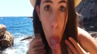 A Blowjob at the Beach
