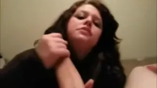 My girl loves my fat cock