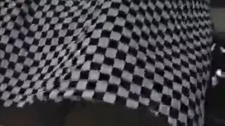 Sexy underwear upskirt view