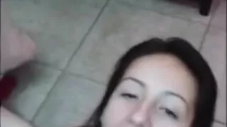 Blowjob after the bath