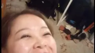 Cute asian wife sucks big cock and gets cum on her face