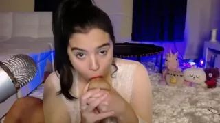 Violet Starr ASMR Deepthroat & Dirty talk.