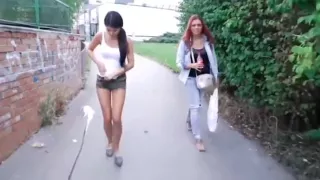 Sexy Girl Pissing in Public