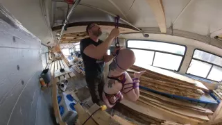 Single leg futo finger fuck with squirt