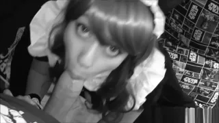 Maid Service. Cosplay Blowjob
