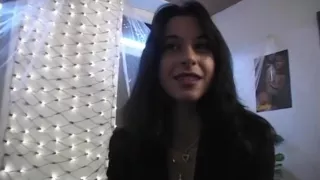 Super skinny brunette makes herself cum - Julia Reaves