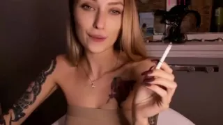 Skinny Cam Model Joying Her Self...