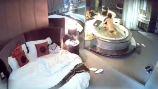 [chinese]chinese young couple 摄像头偷拍鸳鸯浴情侣激情对白