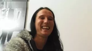 Skinny babe rubs her pussy - Julia Reaves