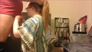 Punished for rubbing her pussy.