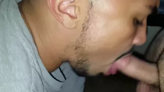 Lucky Daddy Gets Cock Sucked by Spanish Stud