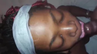 facial & she sucks the rest out.