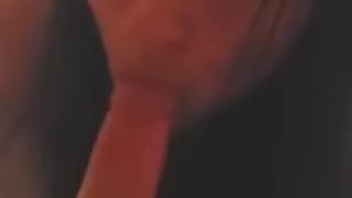 Hot teen gives a nice blowjob