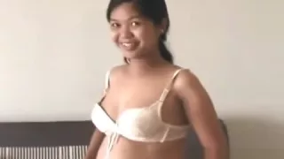 Asiatische haarige schwangere Creampie POV