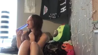 young slut thinking about being stuffed full of cock