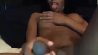 Black Tranny With A BBC