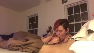 Real couple. Blowjob and painal