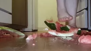 Giantess fruit salad pt.2 watermelon